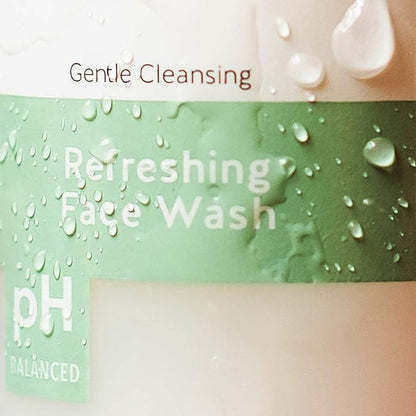 Alpha Skin Care Refreshing Face Wash, Gentle Soap-Free Formula, Citric AHA, Cleanses, Purifies, Tones & Restores pH, All Skin Types, Removes Make-Up & Oil, Anti-Aging Ingredients, 6 Oz, Pack of 2