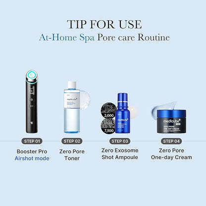 medicube Zero Pore Toner I Exfoliating & Hydrating Blue Bottle Water Toner with AHA, BHA, PHA, Niacinamide, and Panthenol | Korean Skin Care for Pores, Texture, and Moisture Care (8.45 fl. oz.)