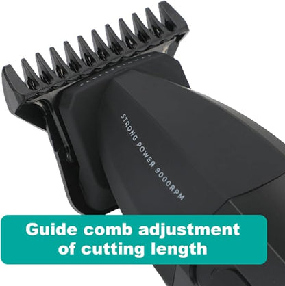 VGR 906 Fresh Fade Professional Hair Trimmer, 9000rpm Zero Gapped Beard Trimmer for Men, DLC T-Blade Cordless Hair Clipper for Barbers and USB Rechargeable, Green