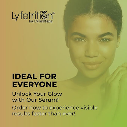 Lyfetrition Glycolic Acid/AHA 30% Renewal Serum, infused with Vitamins C & E for Skin Brightening, Exfoliating Serum Works for Dark Spots, Acne, and Reduces Fine Lines & Wrinkles - (12 Fl Oz)
