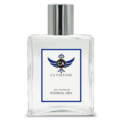 CA Perfume Impression of Amarrage Interval Men For Men Replica Fragrance Dupes Eau de Parfum Spray Bottle 3.4 Fl Oz/100ml-X1