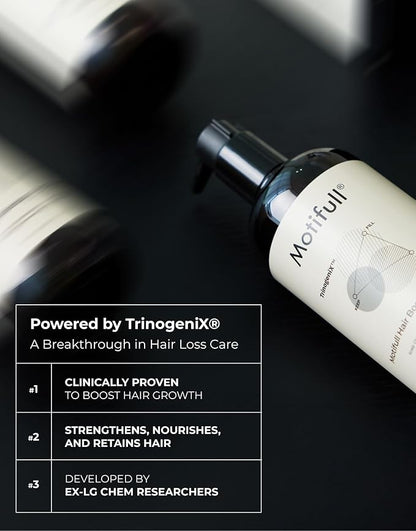Motifull Hair Boosting Hair Thickening Shampoo for Thinning Hair with Biotin & Caffeine | Hair Growth Shampoo for Stronger Root & Volume (16.9 fl oz)