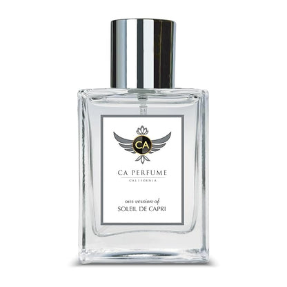 CA Perfume Impression of Soleil De Capri for Women and Men Long Lasting Unisex Fragrance Eau De Parfum 1.7 Fl Oz 50ml