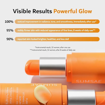 Pure Vitamin C Serum - Best Korean Skincare with Vitamin 10.5%, No Added Water, Special Airless Pump, Brightening and Firming Skin, Improving Uneven and Dull Skin Tone, 30ml/1.01fl.oz.