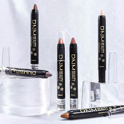 evpct Smoky Amethyst Shimmer Cream Eye Shadow Brightener Sticks Set for Eyes, Smoky Shimmery Matte Pencil Eye shadow Applicator Stick Pen Palette Makeup Waterproof sombras en crema para ojos 24#