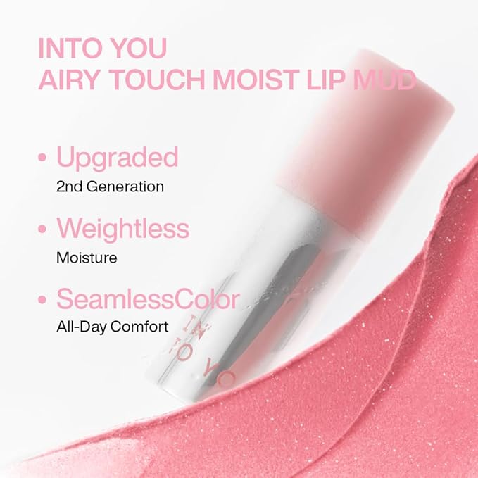 INTO YOU Airy Moisture Lipstick for Women, Long Lasting Matte Finish Lip Mud, High Pigment Color Lip Makeup, Hydrating Lightweight Mousse Texture for Women, C102 Frosted Plum