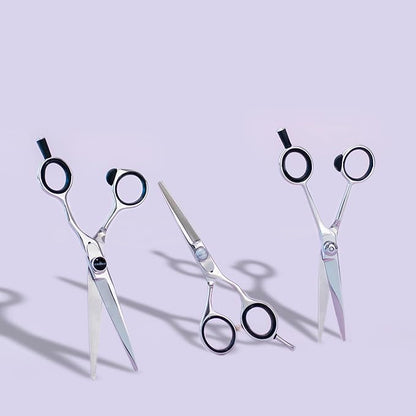 Cricket S3 Premium Series 500 Professional Hair Cutting Shears - High-Performance Swedish Steel, Convex Edge Blades, Adjustable Tension Knob - Durable, Precision Styling Scissors – 5 Inch