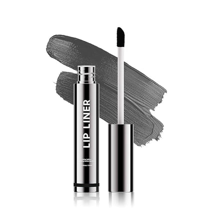 Peel Off Lip Stain Natural Lip Color - Waterproof Lip Liner Stain for Women All Skin Types, Lip Liner Long Lasting Transfer Proof & Smudge-Proof Moisturizing Easy to Use (Black)