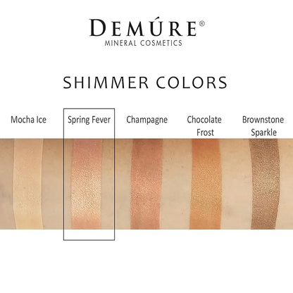 Demure Mineral Make Up (Spring Fever) Eye Shadow, Shimmer Eyeshadow, Loose Powder, Glitter Eyeshadow, Eye Makeup, Natural Makeup, Natural Eyeshadow, Professional Makeup