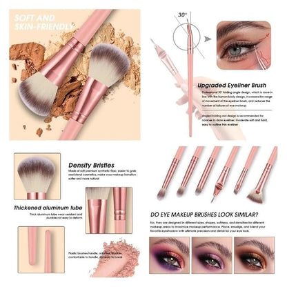61Pcs Pink Makeup Brushes Set Professional Makeup Kit Multi-functional Makeup Tool Set with Case Facial Makeup Accessories, Foundation Makeup Brush Kit Eye and Face Make up Brushes & Tools