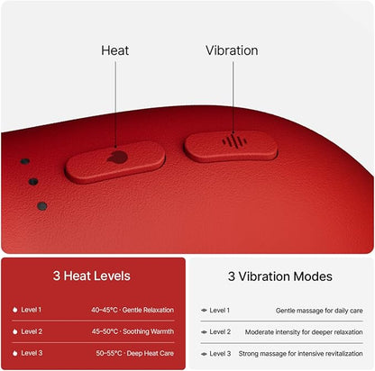 Electric Gua Sha Facial Tool with LED Red Light Therapy & Soothing Vibration, Heated Brass Face & Neck Massager, Smart Dual-Mode Skincare Device for Sculpting, Lifting & Relaxation