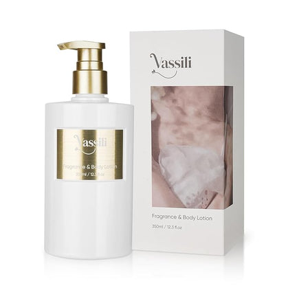 Vassili Scented Body Lotion for Women with Shea Butter & Vitamin E to Firm, Hydrate & Leave Skin Silky-Smooth, a Natural Moisturizer with a Long-Lasting Fragrance for All Skin Types-Mystic Mist