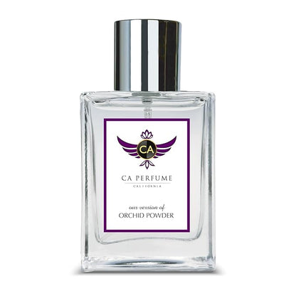 CA Perfume Impression of Orchid Powder for Women and Men Long Lasting Unisex Fragrance Eau De Parfum 1.7 Fl Oz 50ml