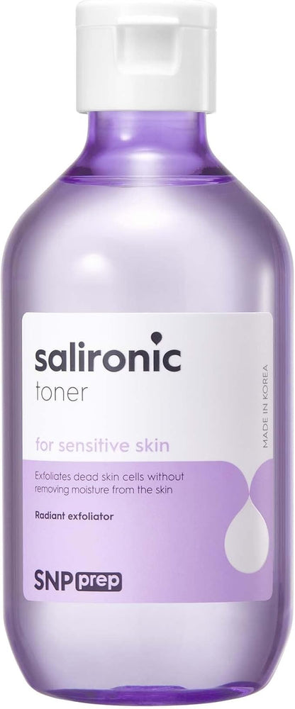 SNP Salironic Toner | Korean Skincare Remove Dead Skin Cells and Sebum | for Seneitive Skin | Soothing & Moisturizing | Men and Women | 220ml