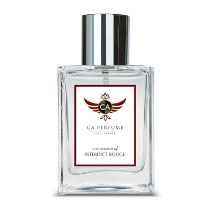 CA Perfume Impression of Interdict Rouge for Women Amber Floral Fragrance Long Lasting Perfumes for Women Eau De Parfum 1.7 Fl Oz 50ml