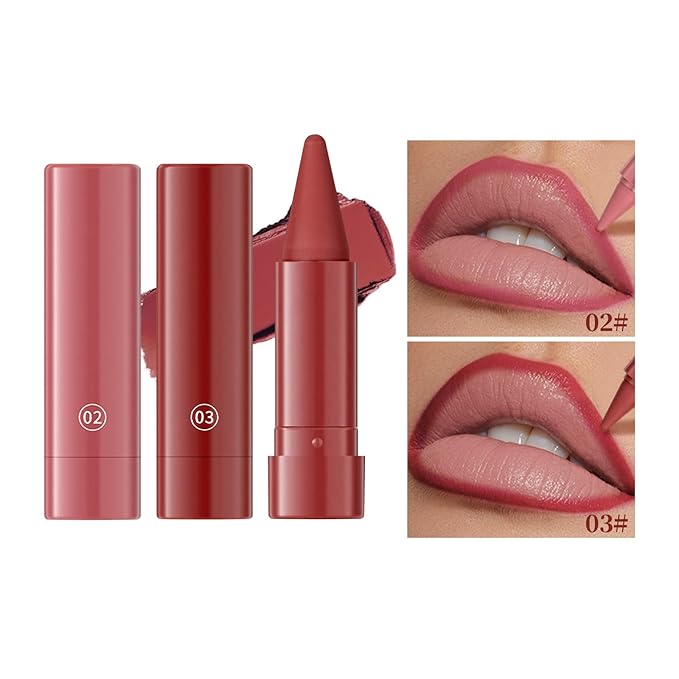 Jolilab Compact 3 - Pc Gradient Matte Lip Crayons – Long - Lasting, Waterproof, Perfect for On - the - Go Looks