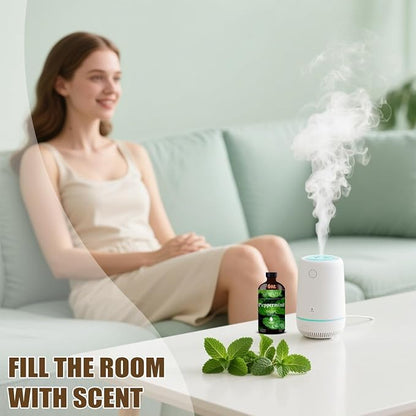 Peppermint Essential Oil, Peppermint Oil 4 Fl Oz 120ML for Diffuser Humidifier Yoga Cleaning DIY Candle Soap Making Essential Oils