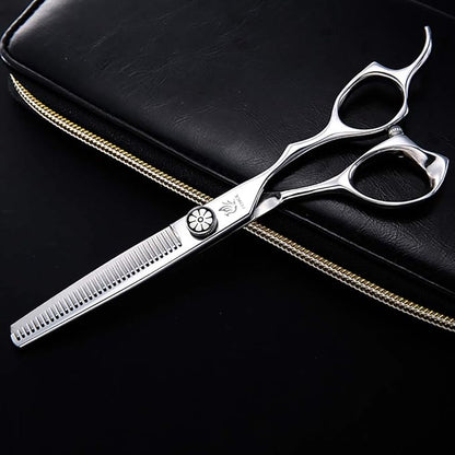 Fenice Professional Hair Cutting Thinning Shear- 8 in 1 Hairdressing Scissors Set - Barber Hair Cutting Scissors/Shears（5.5 inch）