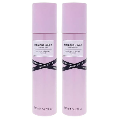 So...? Midnight Magic Perfume Mist for Women - 4.7 oz Mist - Pack of 2