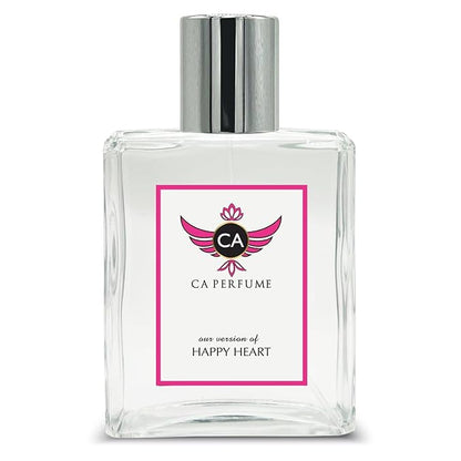 CA Perfume Impression of Happy Heart for Women Eau De Parfum Chypre Floral Scent Long Lasting Perfumes for Women Signature Scent for Day and Night Wear 3.4 Fl Oz 100ml
