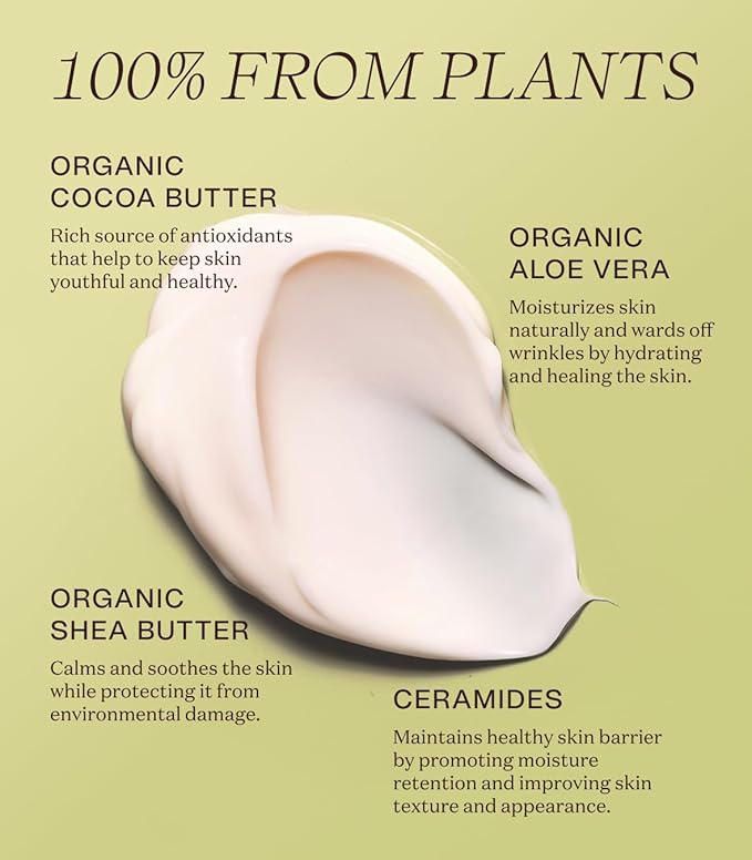 Ingreendients Organic Shea Butter Hand & Body Lotion For Dry and Sensitive Skin – Non Toxic, Vegan, Cruelty-Free, Natural, Gluten Free, Effectively Moisturizes and Rejuvenates Skin – 1 Pack