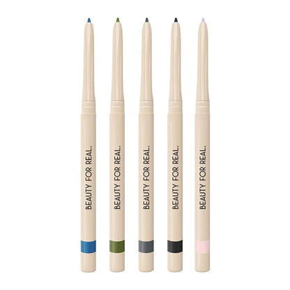 Beauty For Real I-Line 24-7 Waterproof Gel Eyeliner, Whiskey, Golden Brown Bronze, Cruelty Free Blendable Gel Formula for Precision Application, 0.01oz