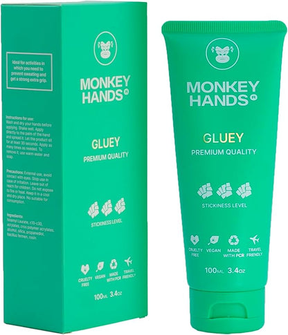 MONKEY HANDS MonkeyHands Gel Grip Pole Dance, Calisthenics, Rings, Parkour, Gymnastics, Padel, Tennis and More - High Performance - Skin Friendly, Vegan, Without Parabens and Petrolatum - 100ml.