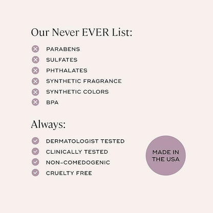 EVER Luminous Nutrient-Rich Cleansing Balm – Vitamin C & Sesame Oil Waterless Facial Cleanser to Remove Makeup, Dirt & Impurities – Nourishing Balm for Dry, Normal & Sensitive Skin, 2.8 fl oz