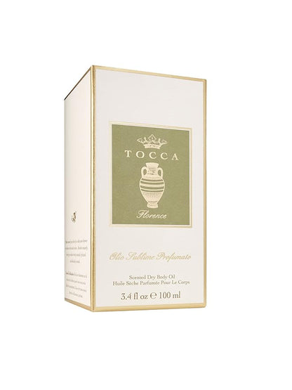 Tocca Florence Scented Dry Body Oil, 3.4 Fl Oz - Olio Sublime Profumato Body Fragrance Featuring Bergamot, Pear & Gardenia