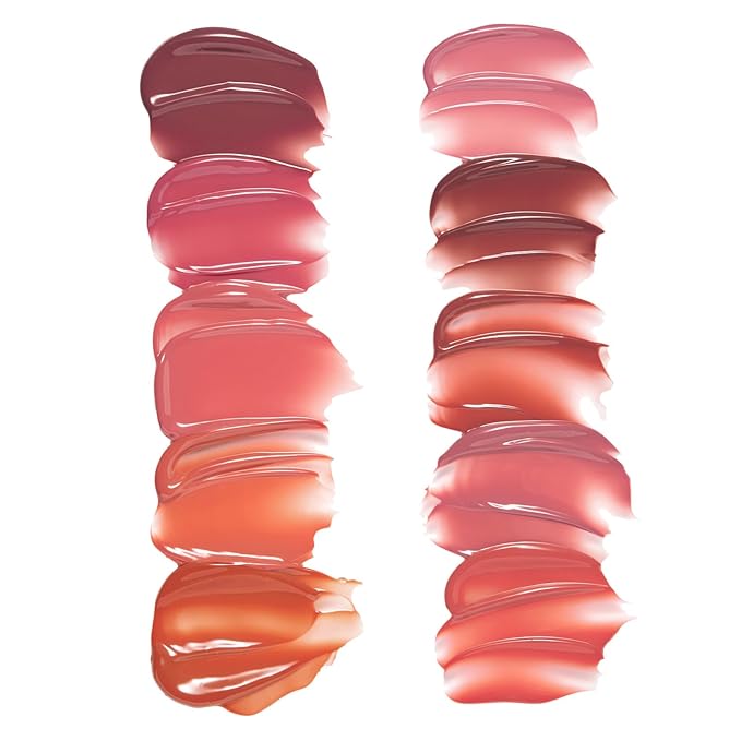 Laka Jelling Nude Gloss, 4.5g/0.15oz, Sheer Hydrating Lip Oil with No Stain, Non-Sticky, Nourishing Gloss for a Fresh, Glowy Look, Vegan, Clean Beauty Makeup, K-Beauty (#302 Grape Ring)