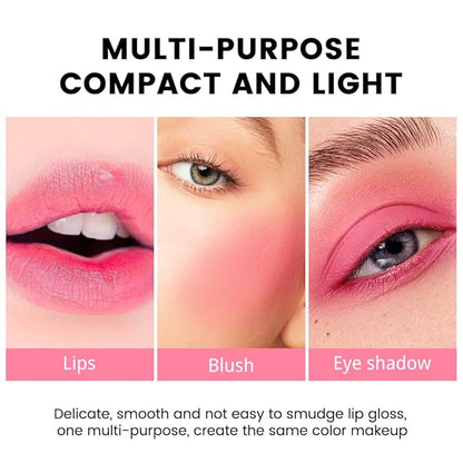 evpct 2Pcs Apple Strawberry Korean Water Pink Red Lip Tint Lip Inks Stain Set for Lips Cheeks Long Wear tintas de labios tinte para labios tinta de labios de larga duracion duración