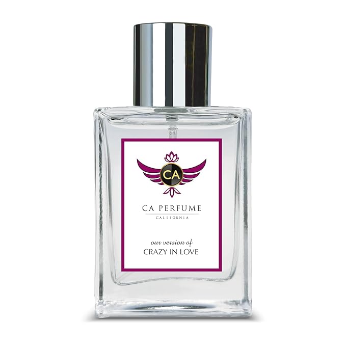 CA Perfume Impression of Crazy In Love for Women Amber Floral Fragrance Long Lasting Perfumes for Women Eau De Parfum 1.7 Fl Oz 50ml