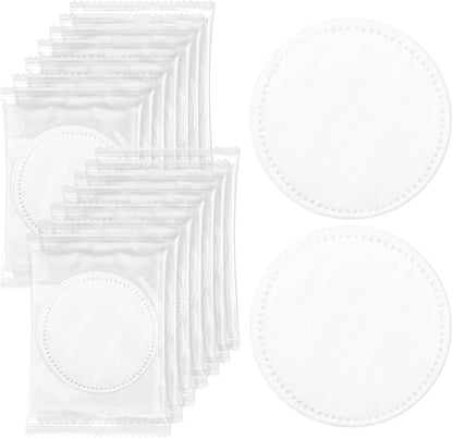 Individually Wrapped Cotton Rounds, Circular Cotton Pads, Individually Packaged, Easy to Carry, Suitable for Travel, Hotels, Business Trips, Camping (2 pcs/Set, 200 Set, in Total 400 pcs)