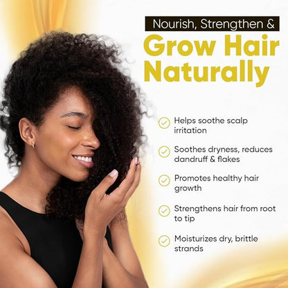 Jamaican Black Castor Oil – 100% Pure Castor Oil for Hair Growth, Scalp Care, Glowing Skin and Nails. Made in Jamaica - 4 oz Glass Bottle