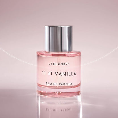 Lake & Skye 11 11 Vanilla Eau de Parfum 50mL, Musk Perfume, Sea Salt, Star Apple, Vanilla Créme, Vegan