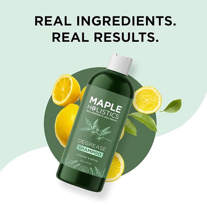 Clarifying Shampoo for Oily Hair and Scalp - Degrease Deep Cleansing Shampoo Build Up Remover with Rosemary Oil for Greasy Hair & Scalp - Vegan Color Safe Sulfate Paraben & Cruelty Free (16 Fl Oz)