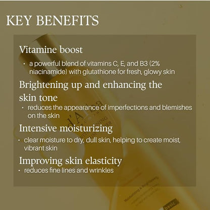 d'alba Piedmont White Truffle Vita Toning Serum Toner, Glass Skin with Double Vitamin Skincare, Face Moisturizer, (6.08fl. oz)