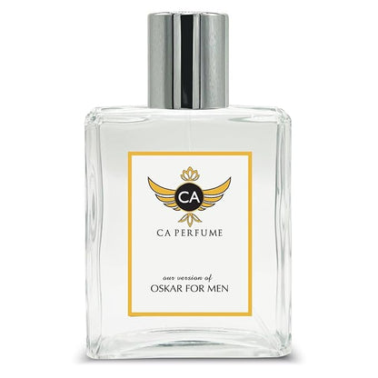 CA Perfume Impression of O De La Renta Oskar For Men For Men Replica Fragrance Dupes Eau de Parfum Spray Bottle 3.4 Fl Oz/100ml-X1