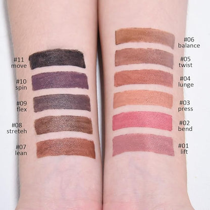 SUAKE Plump Matt Lipstick Lipliner Pencil Pack,Waterproof Crayon with Silicone Smudger for Define Contours & Sculpting Lip, Longwear Moisture Smooth Creamy Formula for Lip Makeup-03 Nude