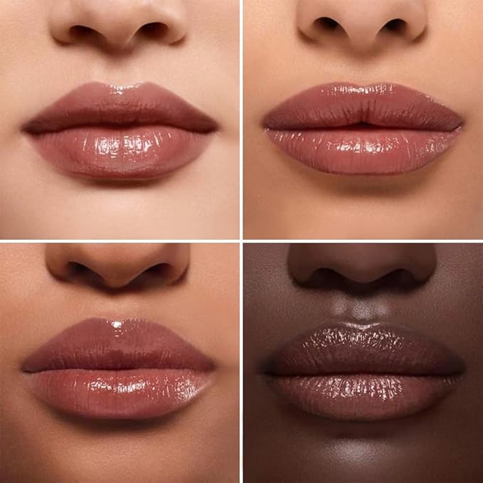 Pink Cherry Nude Tinted Honey Lip Balm, Sheer Hydrating Moisturizing Lipstick for All Skin Type, Natural Pink Cherry Lip Tint Balm Moisturizing Nourishing Lipstick Long Lasting Waterproof 02#