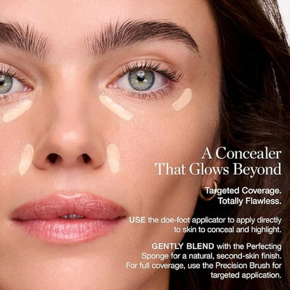 Ogee Complexion Perfecting Under Eye Concealer - Certified Organic Full Coverage Concealer - Buildable Coverage - WALNUT 13.50C - Deep Bronze (Auburn Undertones)