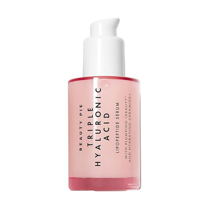 Beauty Pie Triple Hyaluronic Acid & Lipopeptide Serum 50ml – Deep Hydration, Plumping & Smoothing Face Serum – Anti-Wrinkle, Fine Line Care – Lightweight, Fragrance-Free Formula