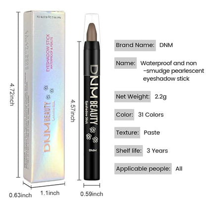 Black Cocoa Matte Cream Eye Shadow Stick Makeup for Women, Cocoa Matte Eyeliner Pencil Eyeshadow Brightener Stick for Eyes, Waterproof Eyeshadow Applicator Blendable sombras para ojos 77#