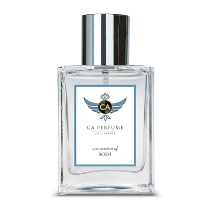 CA Perfume Impression of Bosh for Men Woody Spicy Fragrance Long Lasting Mens Cologne Eau De Parfum 1.7 Fl Oz 50ml