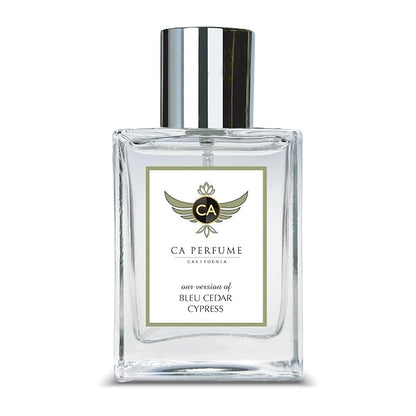 CA Perfume Impression of Bleu Cedar Cypress for Women and Men Long Lasting Unisex Fragrance Eau De Parfum 1.7 Fl Oz 50ml