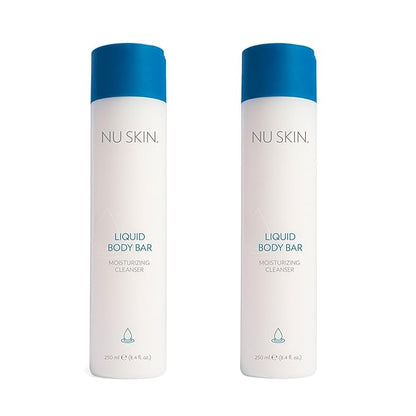 Nu Skin Liquid Body Bar | Moisturizing Cleanser for Soft, Refreshed Skin | Gentle Body Wash with Light, Invigorating Fragrance | 8.4 oz | 2 Pack