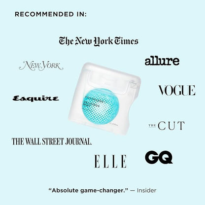Cocofloss Woven Dental Floss, Dentist-Designed Oral Care, Mint, Waxed, Expanding, Vegan, Kid-Friendly String Floss with Coconut Oil, 1 Spool (33 yd)