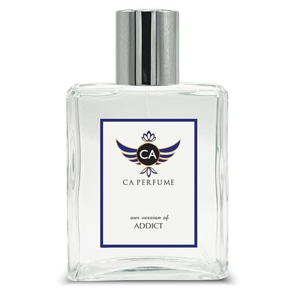 CA Perfume Impression of Addict For Women Replica Fragrance Dupes Eau de Parfum Spray Bottle 3.4 Fl Oz/100ml-X1