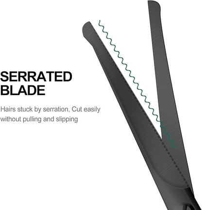 4.7-inch small nose hair scissors (black), round-headed scissors, for trimming facial hair, beards, ear hair, eyebrows, bathroom, Moustache Trimming，personal care and beauty