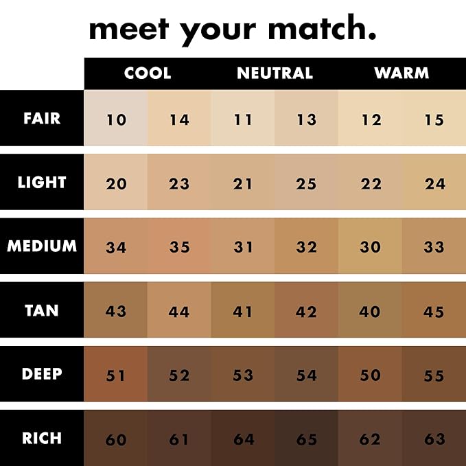 e.l.f. Soft Glam Foundation, Medium Coverage, Long-Lasting & Buildable Foundation For A Smooth, Satin Finish, Vegan & Cruelty-Free, 35 Medium Cool